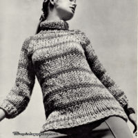 Turtleneck PDF Knitting pattern - Image 2