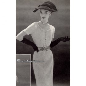 Vintage Dress PDF Knitting pattern