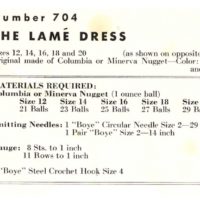 Vintage Dress PDF Knitting pattern - Image 2