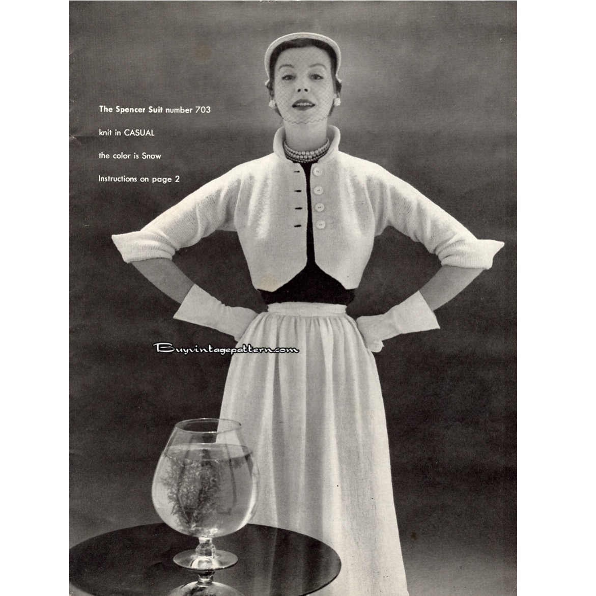 Vintage Suit PDF Knitting pattern