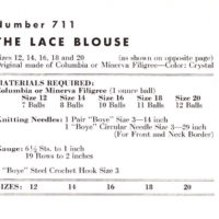 Lace Blouse PDF Knitting pattern - Image 2