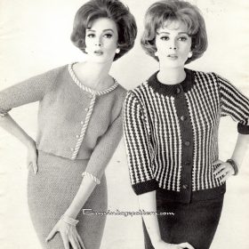 Vintage Suits PDF Knitting patterns