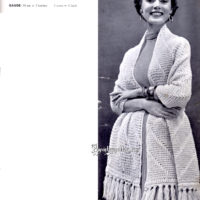 Vintage Stole knitting pattern downloadable PDF - Image 2