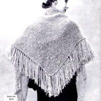 Vintage Shawl knitting pattern downloadable PDF - Image 2