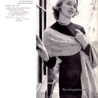 Vintage Wrap knitting pattern downloadable PDF - Image 2