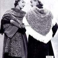 Vintage Wraps knit patterns downloadable PDF - Image 2