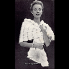 Vintage Stole PDF Knitting pattern