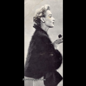 Vintage Wrap PDF Knitting pattern
