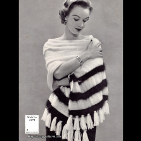 Vintage Shawl PDF Knitting pattern