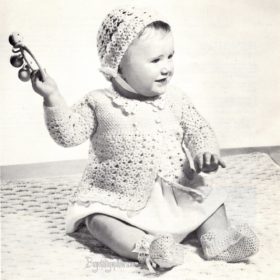 Vintage Twelve Months Crochet Set e-pattern