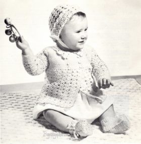 Vintage Twelve Months Crochet Set e-pattern