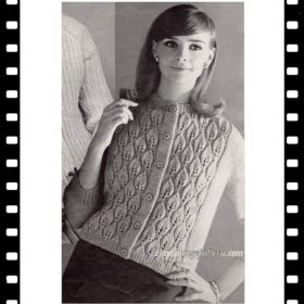 Vintag Jacket PDF knitting pattern