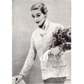 Tweed over Blouse knit e-pattern