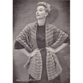 Vintage Stole knitting e-pattern