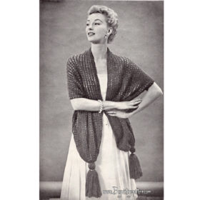 Vintage Stole knitting e-pattern