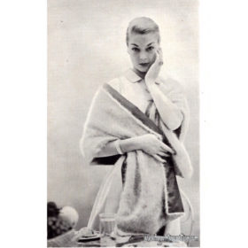 Angora Stole knitting e-pattern