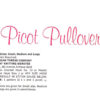Picot Pullover crochet pattern downloadable PDF vintage - Image 2