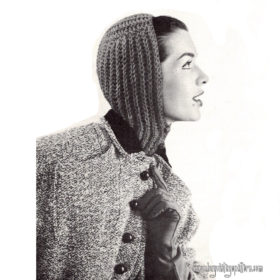 Vintage Hood knit PDF pattern