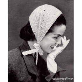 Cuddle Cap Knit PDF pattern