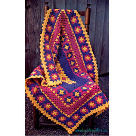 Vintage Crib Afghan crochet pattern downloadable PDF