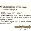 Star Bag crochet PDF pattern - Image 2
