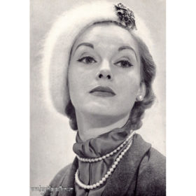 Angora Hat crochet PDF pattern