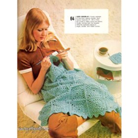 Vintage Cover Up crochet pattern downloadable PDF