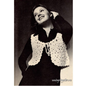 Vintage Bolero crochet pattern downloadable PDF