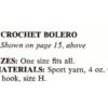 Vintage Bolero crochet pattern downloadable PDF - Image 2