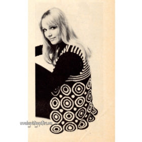 Vintage Vest Crochet pattern downloadable PDF