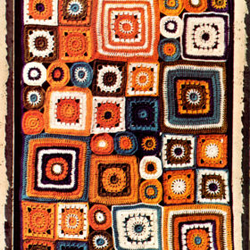 Patchwork Mural crochet pattern , downloadable PDF