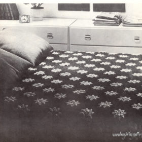 Vintage Bedspread crochet pattern PDF downloadable