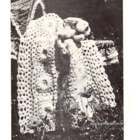 Vintage Shawl Cover crochet pattern PDF downloadable