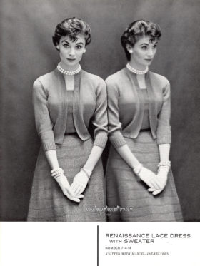 Dress with Sweater knit e-pattern