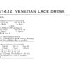 Lace dress crochet pattern downloadable PDF vintage - Image 2