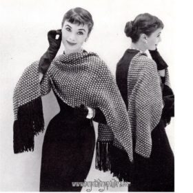 Vintage Stole knitting e-pattern