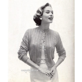 Cardigan Knitting e-pattern