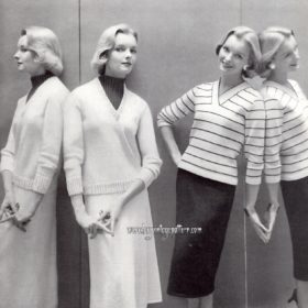 Sweaters n Skirt knitting e-patterns
