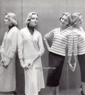 Sweaters n Skirt knitting e-patterns