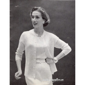 Vintage Jacket Knitting e-pattern