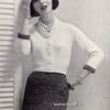 Vintage Jacket n Skirt PDF knitting pattern - Image 3
