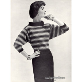 Blouse n Skirt knitting pattern PDF downloadable