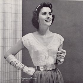 Pullover Knitting e-pattern
