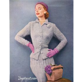Vintage Suit Knitting e-pattern