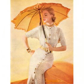 Basic dress PDF knitting pattern