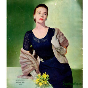 Vintage Dress Knitting e-pattern