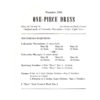 Vintage Dress Knitting e-pattern - Image 2