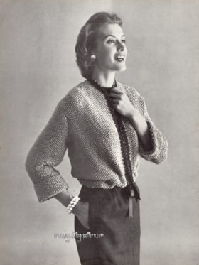 Vintage Jacket Knitting e-pattern