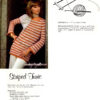 Striped Tunic crochet pattern downloadable PDF vintage - Image 2