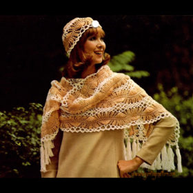 Scarf n Hat crochet pattern downloadable PDF